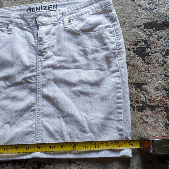 Denizen white jean skirt size 6 - Picture 2 of 5